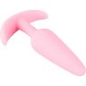 Розовая анальная втулка Mini Butt Plug - 8,4 см.