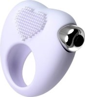 Белое виброкольцо для продления полового акта JOS MOYS