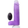 Фиолетовый вибратор-реалистик Encore 8 Inch Vibrating Dildo - 21,6 см.