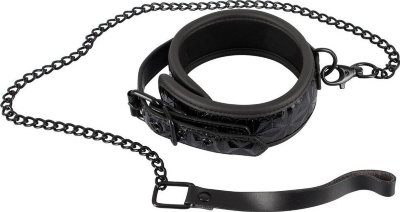 Ошейник и поводок с геометрическим узором Collar with Leash Ошейник и поводок с геометрическим узором Collar with Leash. Ширина - 5,5 см. Обхват регулируется от 40 до 48 см. Длина поводка - 88 см. Страна: Китай. Материал: полиуретан.