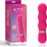 Розовый фигурный мини-вибратор Ripple Vibe - 11,9 см.