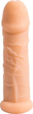 Телесный фаллоудлинитель Extra Sense Rings - 13,5 см. Длина: 13.5 см. Диаметр: 3.5 см. Насадка для пениса The Real Extra Sense с двусторонним ярким рельефом - реалистичным снаружи и с пузырьками внутри - добавит стимуляции обоим партнерам одновременно во время полового акта, делая его еще более приятным! Насадка изготовлена из нежного материала, который будет ощущаться как вторая кожа. Фиксирующее кольцо очень мягкое и отлично растягивается, позволяя надежно закрепить насадку под мошонкой предотвращая её спадание. Не использовать вместо презерватива. Внутренний диаметр - 2 см. Страна: Китай. Материал: термопластичный эластомер (TPE).