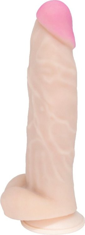 Крупный фаллоимитатор на присоске REAL Next №56 - 24 см.