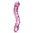 Розовый стеклянный двухголовый стимулятор Icicles №55 - 19,5 см.  Цена 6 490 руб. - Розовый стеклянный двухголовый стимулятор Icicles №55 - 19,5 см.