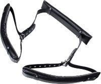 Черные кожаные стропы для фиксации Anonymo