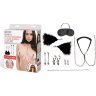 Большой эротический набор из 12 предметов Interchangeable Collar Nipple Clips Set