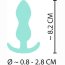 Аквамариновая анальная втулка Mini Butt Plug - 8,2 см.  Цена 2 743 руб. - Аквамариновая анальная втулка Mini Butt Plug - 8,2 см.