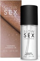 Съедобное cогревающее массажное масло Slow Sex - 50 мл.
