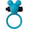 Голубое эрекционное виброколечко Emotions Minnie Breeze