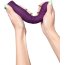 Фиолетовый гибкий вибратор Lupin с ребрышками - 22 см.  Цена 4 644 руб. - Фиолетовый гибкий вибратор Lupin с ребрышками - 22 см.
