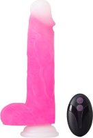 Розовый ротатор-реалистик Roxy 8 Inch Gyrating Dildo - 21,6 см.