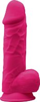 Розовый фаллоимитатор Model 3 - 21,7 см.