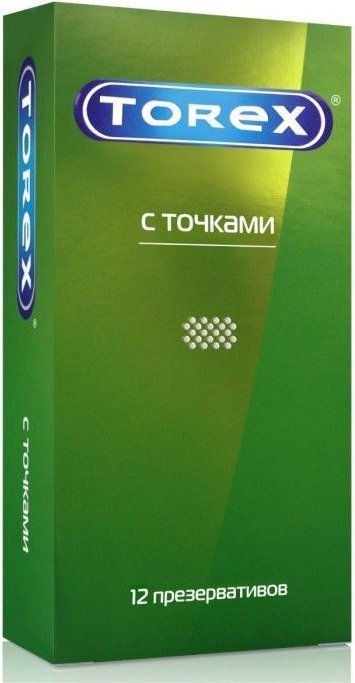 Текстурированные презервативы Torex С точками - 12 шт.