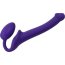Фиолетовый безремневой страпон Silicone Bendable Strap-On - size S  Цена 7 826 руб. - Фиолетовый безремневой страпон Silicone Bendable Strap-On - size S