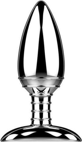 Металлическая анальная вибропробка Cestos - 10,8 см.