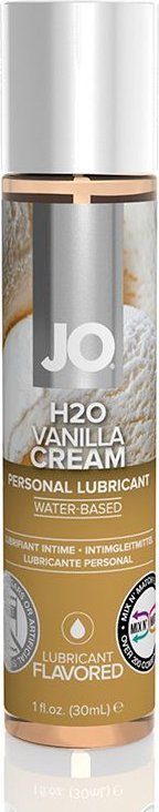 Ароматизированный лубрикант на водной основе JO Flavored Vanilla H2O - 30 мл.