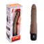 Коричневый вибромассажер 7 Realistic Vibrator - 20 см. - Коричневый вибромассажер 7 Realistic Vibrator - 20 см.