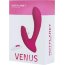 Бордовый вибратор для точки G с вакуум-волновой стимуляцией клитора Venus - Бордовый вибратор для точки G с вакуум-волновой стимуляцией клитора Venus