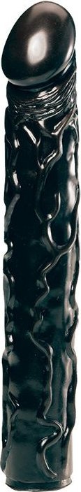 Чёрный фаллоимитатор BIG BONANZA 13 BLACK BUTT PLUG - 33 см.