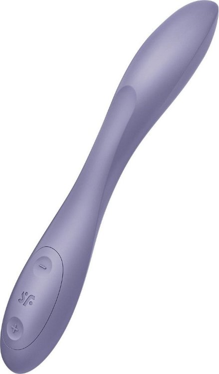 Сиреневый гибкий вибратор Satisfyer G-Spot Flex 2 - 19,5 см.