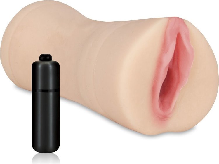 Мастурбатор-вагина с вибропулей VIBRATING PUSSY