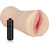 Мастурбатор-вагина с вибропулей VIBRATING PUSSY