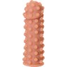 Телесная реалистичная насадка KOKOS Extreme Sleeve 02 с дополнительной стимуляцией - 12,7 см.