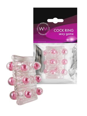 Прозрачная сквозная насадка на пенис с цветными шариками  Цена 441 руб. Длина: 4.5 см. Сквозная насадка на пенис увеличит толщину полового члена мужчины и позволит его партнёрше испытать потрясающие эротические эмоции. Выпуклости с цветными шариками на поверхности изделия усилят возбуждение женщины. Интимный аксессуар изготовлен из эластичного материала. Хорошо мнётся и тянется. Подходит для пенисов разных размеров. Прост в применении и уходе. Внутренний диаметр - 2,5 см. Страна: Китай. Материал: термопластичная резина (TPR).