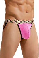 Сексуальные трусы-джоки Gauvine с цветочным принтом на резинке