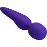 Фиолетовый wand-вибратор Meredith