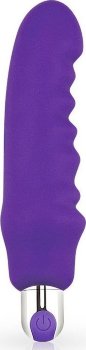 Фиолетовый вибратор Rechargeable IJOY Silicone Waver - 16,5 см.