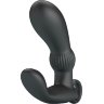 Черный вибромассажёр для массажа простаты Cayla - 11,2 см.