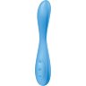 Голубой гибкий вибромассажер Satisfyer G-Spot Flex 4+ - 19 см.