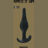 Чёрная анальная пробка Smooth - 12,5 см.