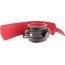 Лаковые чёрно-красные перфорированные наручники  Цена 3 895 руб. - Лаковые чёрно-красные перфорированные наручники