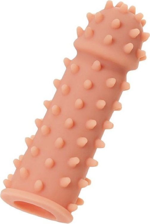 Телесная реалистичная насадка KOKOS Extreme Sleeve 03 с дополнительной стимуляцией - 12,7 см.