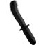 Черный вибратор The Large Realistic 10X Silicone Vibrator with Handle - 30,5 см. - Черный вибратор The Large Realistic 10X Silicone Vibrator with Handle - 30,5 см.