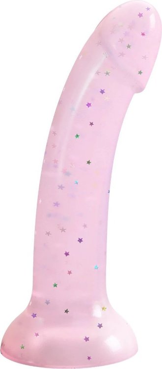 Фаллоимитатор из жидкого силикона Dildolls Starlight - 17,6 см.