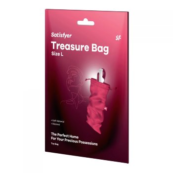 Розовый мешочек для хранения игрушек Treasure Bag L