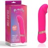 Розовый мини-вибратор с загнутой головкой Dildo Vibe - 11,7 см.
