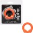 Оранжевое эрекционное кольцо Liquid Silicone Dual Ball Ring  Цена 2 725 руб. - Оранжевое эрекционное кольцо Liquid Silicone Dual Ball Ring