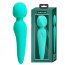 Бирюзовый wand-вибратор Meredith - Бирюзовый wand-вибратор Meredith