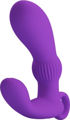 Фиолетовый вибромассажёр для массажа простаты Cayla - 11,2 см. Длина: 11.2 см. Диаметр: 3.1 см. Этот великолепный вибромассажер для простаты представляет собой роскошную секс-игрушку, форма и ощущения которой идеально подходят для наслаждения простаты. Круглая ручка, укороченный стержень для превосходной стимуляции и плавно изогнутый основной стержень с закругленным кончиком делают эту игрушку безопасной для использования во время секса и мастурбации. Этот великолепный массажер имеет 12 мощных настроек, которые позволяют перемещать наконечник поглаживающими движениями с разной скоростью для получения самых разнообразных ощущений. Это водонепроницаемая силиконовая игрушка, изготовленная из высококачественного силикона с матовым покрытием и бархатистой текстурой, которая скользит по коже. Эта перезаряжаемая игрушка оснащена USB-зарядным устройством, которое обеспечивает удобство использования и гарантирует, что у вас не разрядится заряд в середине ночи. Страна: Китай. Материал: силикон. Батарейки: встроенный аккумулятор.
