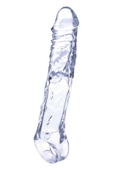 Прозрачная насадка-удлинитель Length Enhancer с подхватом - 22,3 см.