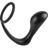 Эрекционное кольцо с анальной пробкой Ass-Gasm Cockring Plug