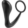 Эрекционное кольцо с анальной пробкой Ass-Gasm Cockring Plug