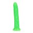 Зеленый люминесцентный фаллоимитатор на присоске - 25 см.  Цена 4 170 руб. - Зеленый люминесцентный фаллоимитатор на присоске - 25 см.