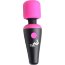Розово-черный мини-вибромассажер 10X Vibrating Mini Silicone Wand - Розово-черный мини-вибромассажер 10X Vibrating Mini Silicone Wand