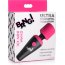 Розово-черный мини-вибромассажер 10X Vibrating Mini Silicone Wand - Розово-черный мини-вибромассажер 10X Vibrating Mini Silicone Wand