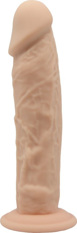 Телесный фаллоимитатор на присоске Model 2 - 19,7 см.